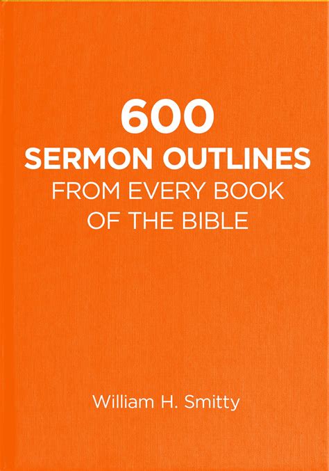 Features - 264 sermon outlines, complete with illustrations and commentary. . 600 sermon outlines from every book of the bible